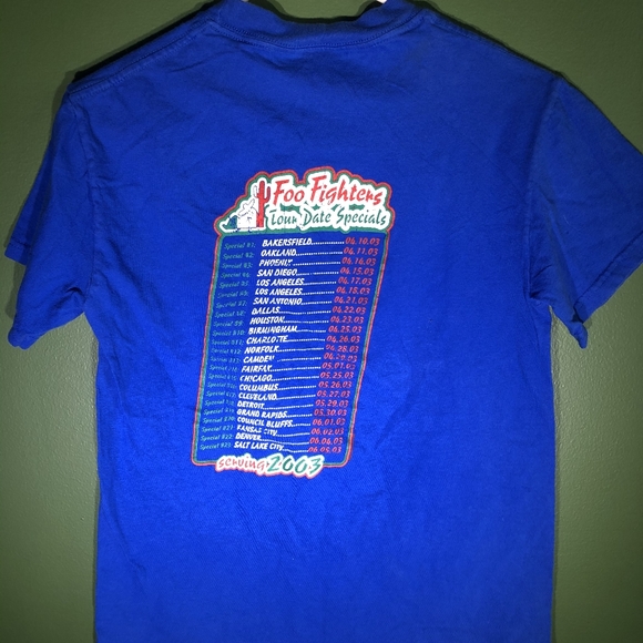 Foo Fighters Concert T-Shirt Men's Small - Picture 4 of 5